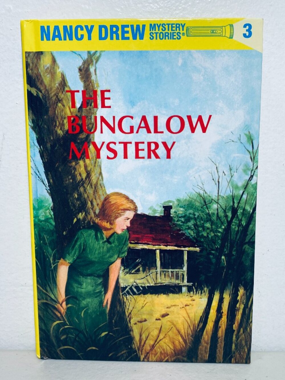 VNTG NANCY DREW #3 The Bungalow Mystery 1988 Carolyn Keene HC Fine